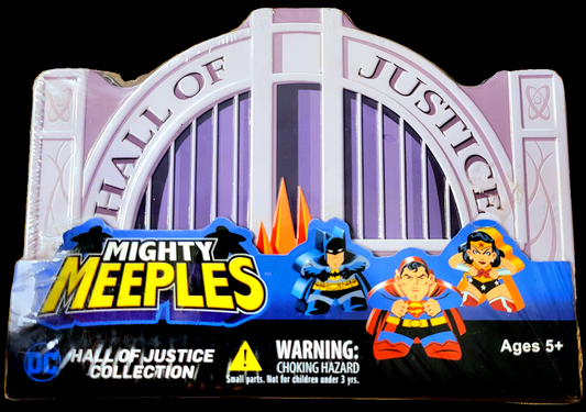Cryptologic DC Mighty Meeples Hall of Justice 7 Figure Set