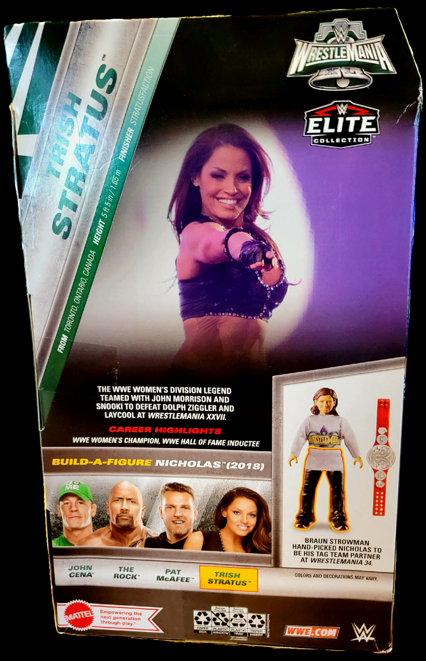 Mattel WWE Wrestlemania XL Elite Series Trish Stratus Action Figure