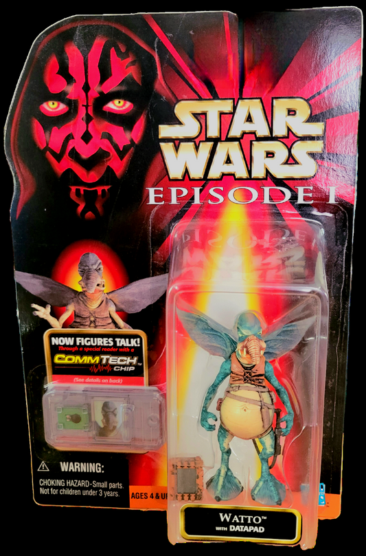 Hasbro Star Wars Episode I (1998) Watto with Datapad Commtech Action Figure