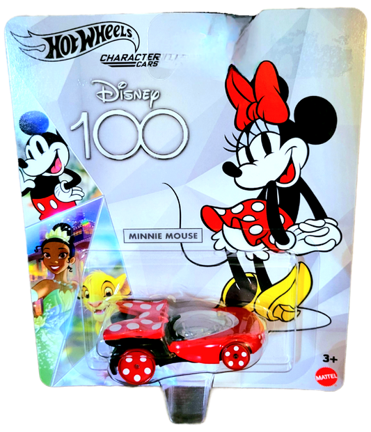 Mattel Hotwheels Disney 100 Character Cars Minnie Mouse Toy Vehicle