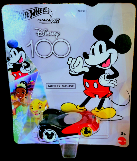 Mattel Hotwheels Disney 100 Character Cars Mickey Mouse Toy Vehicle