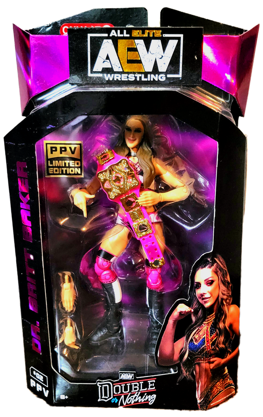 Jazwares AEW PPV Limited Edition Double or Nothing Dr. Britt Baker Action Figure