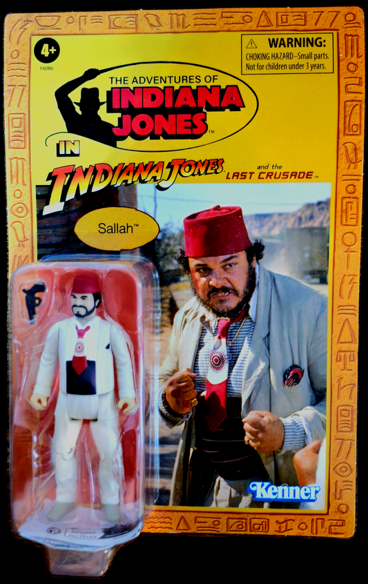 Hasbro The Adventures of Indiana Jones in Indiana Jones and the Last Crusade Sallah Retro Style Action Figure