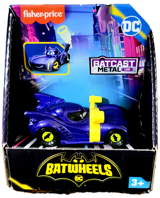 Fisher-Price DC Batman Batwheels Batcast Metal 1:55 Batmobile