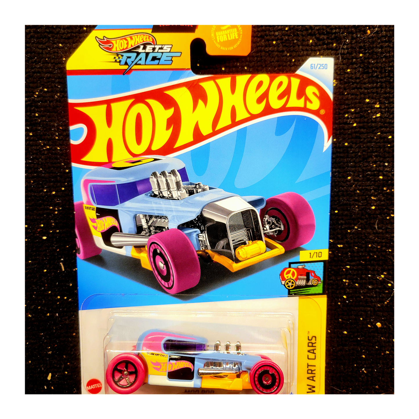 Mattel Hotwheels Let's Race HW Art Cars Mod Rod 1/10 Toy Car