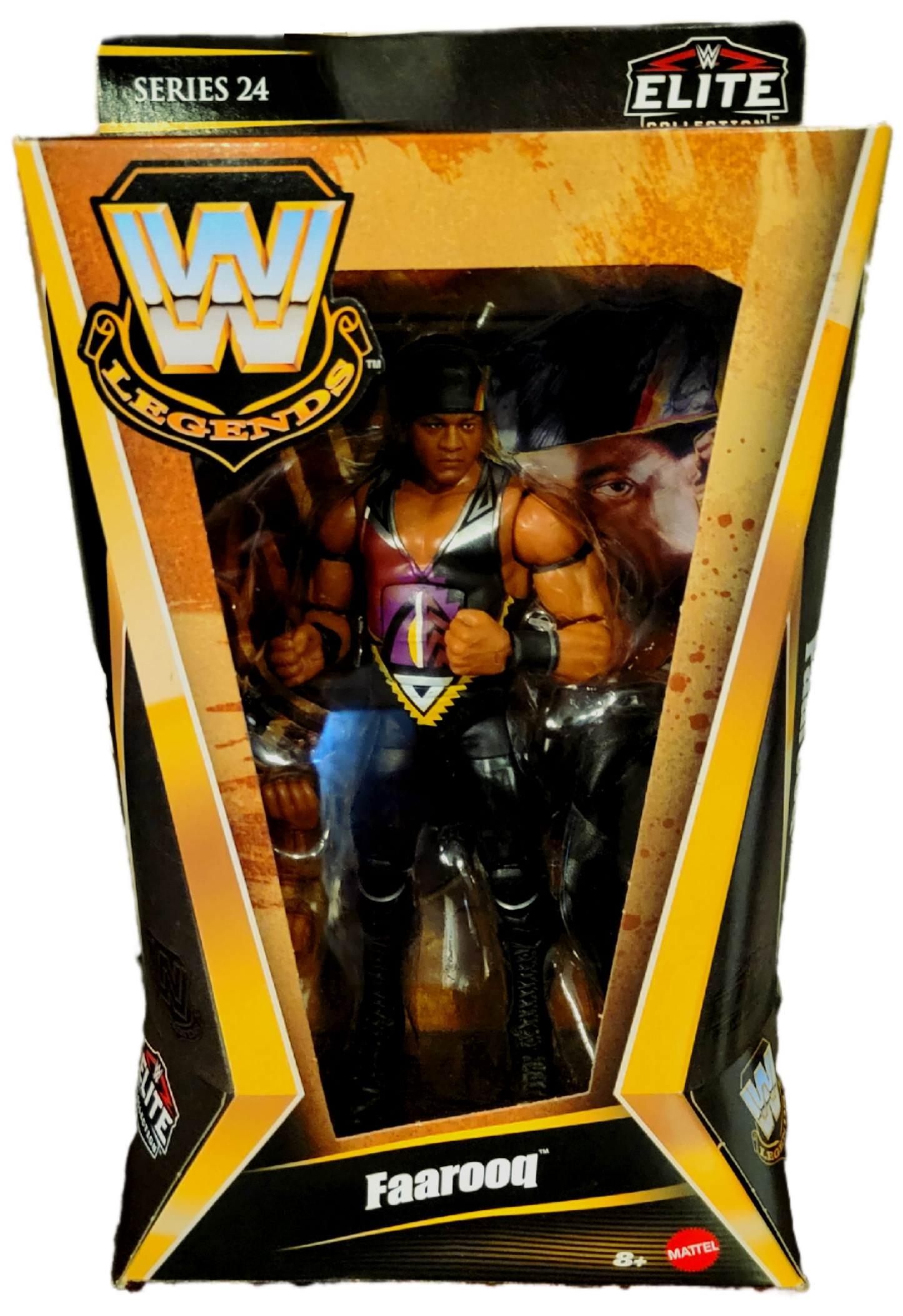 Mattel WWE Legends Elite Series 24 Faarooq Action Figure (Chase)