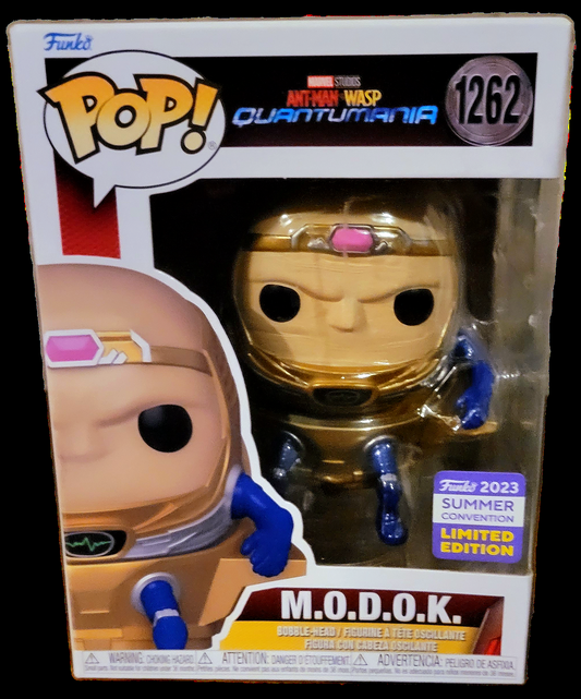 Funko Marvel Ant Man and The Wasp Quantumania 2023 Summer Convention Limited Edition M.O.D.O.K. POP Bobblehead #1262