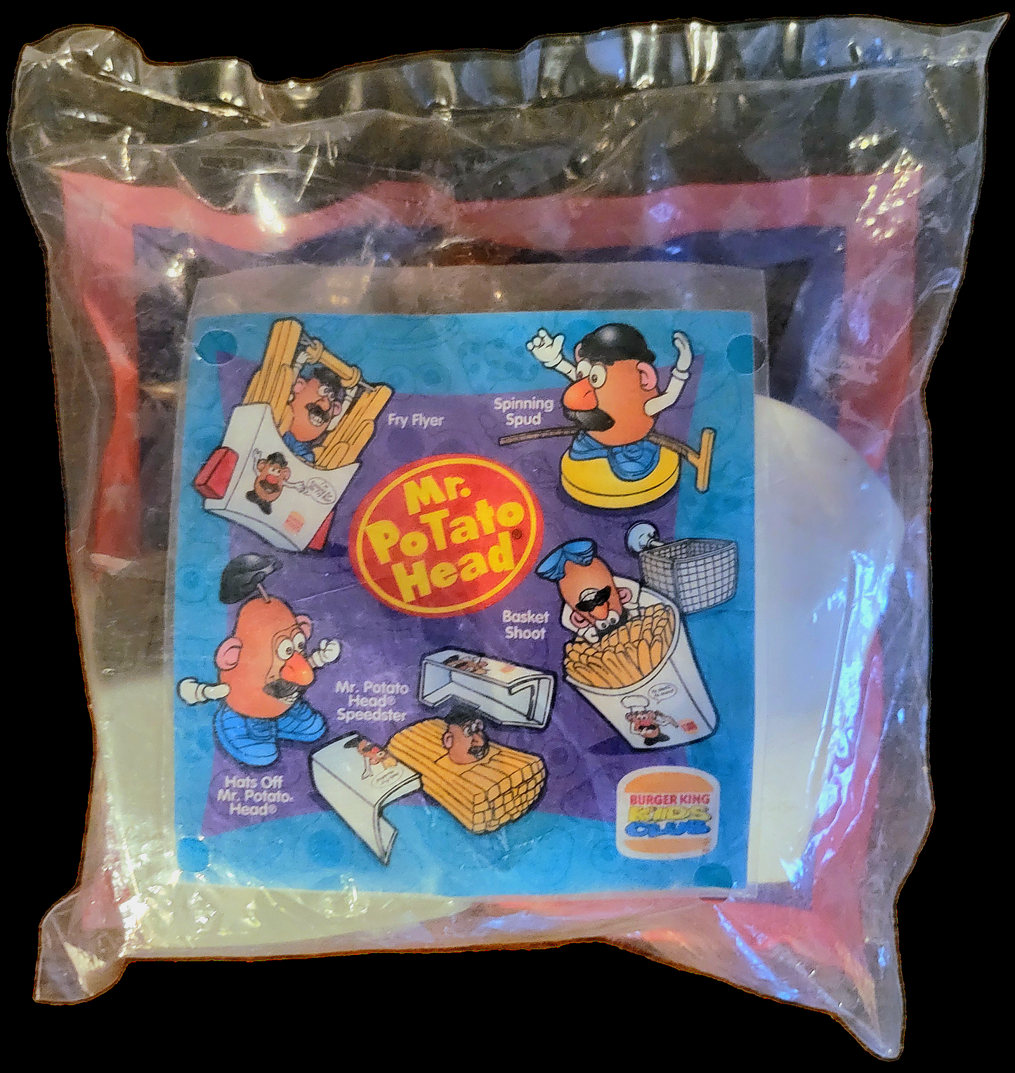 Burger King Kids Club 1998 Mr. Potato Head Basket Shoot Sealed Toy