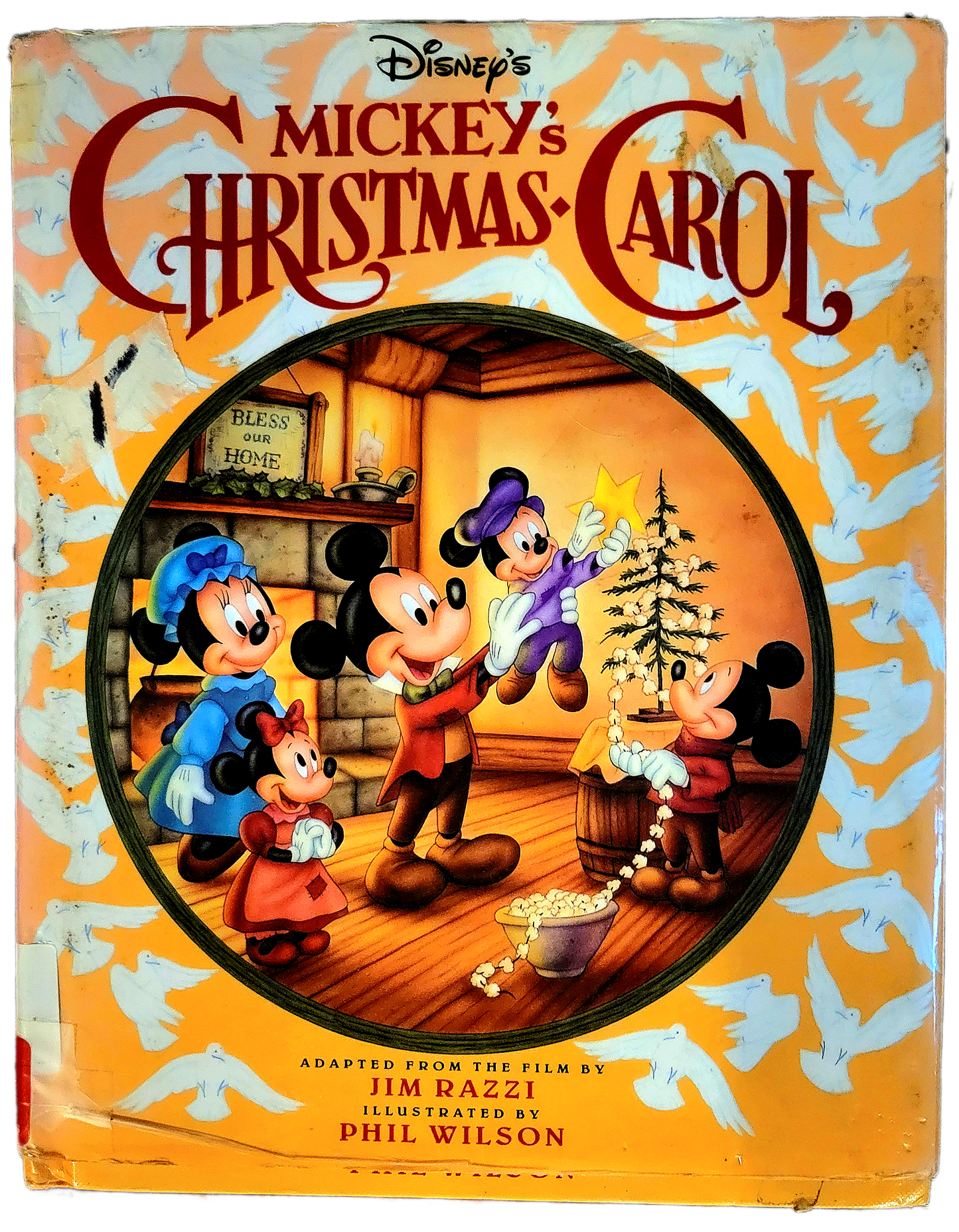 Disney Mickey's Christmas Carol 1992 Used Hardcover Book by Jim Razzi