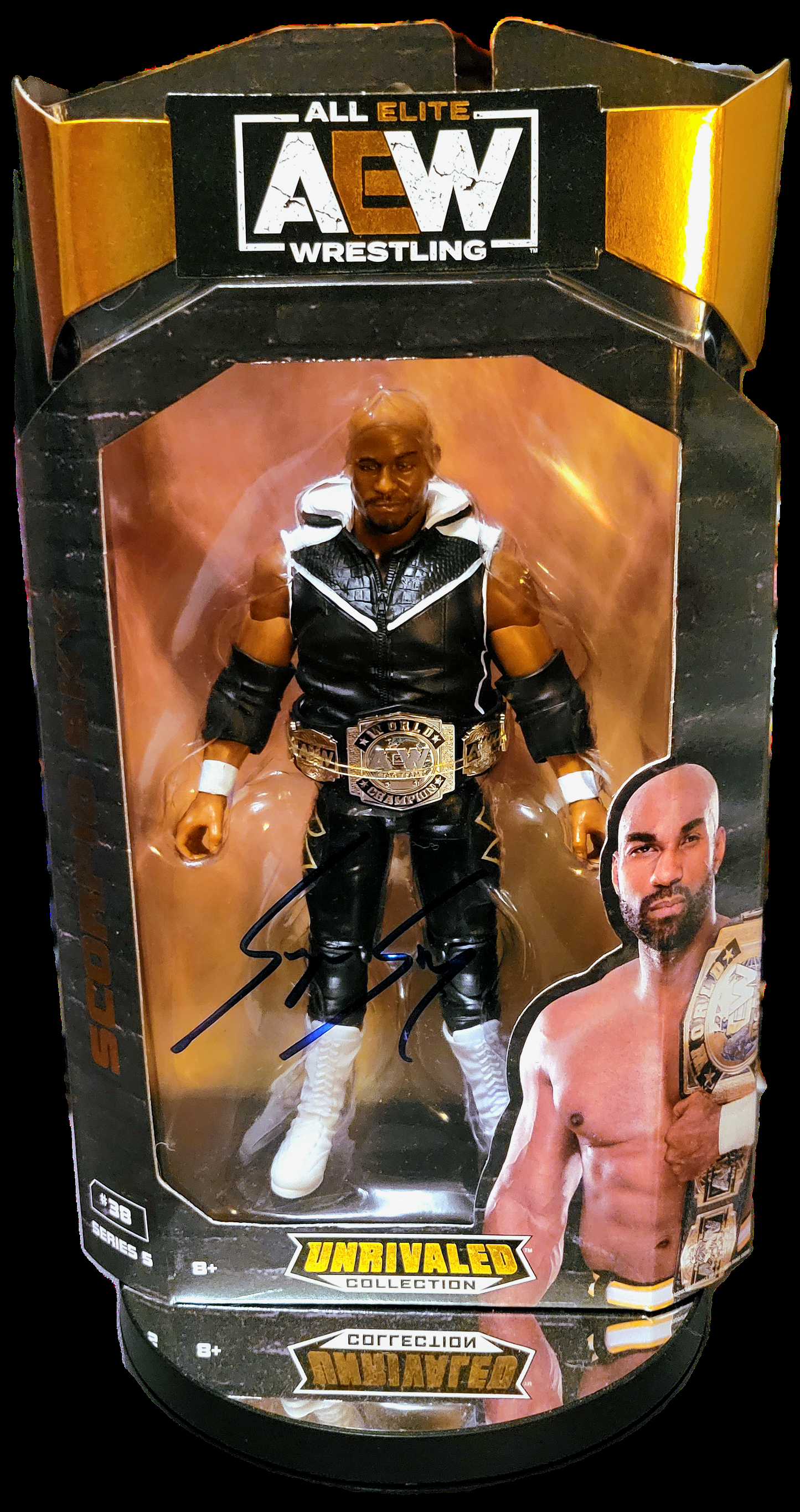 Jazwares AEW Unrivaled Series 5 Scorpio Sky Autographed Action Figure