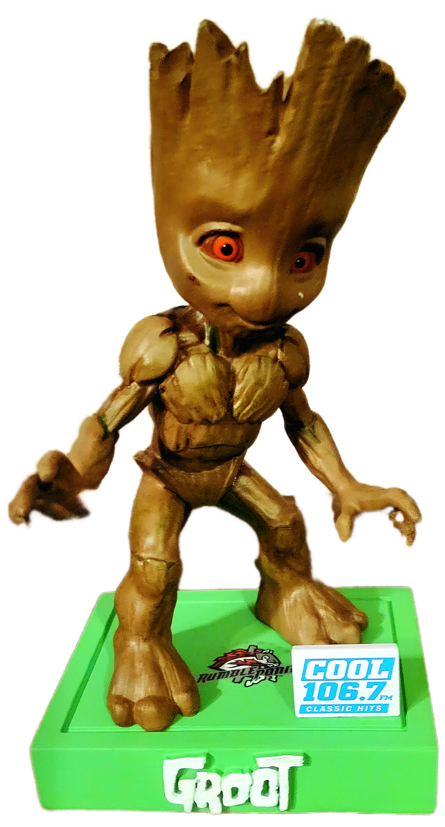 Marvel Groot Binghamton Rumble Ponies 2024 Bobblehead Figure