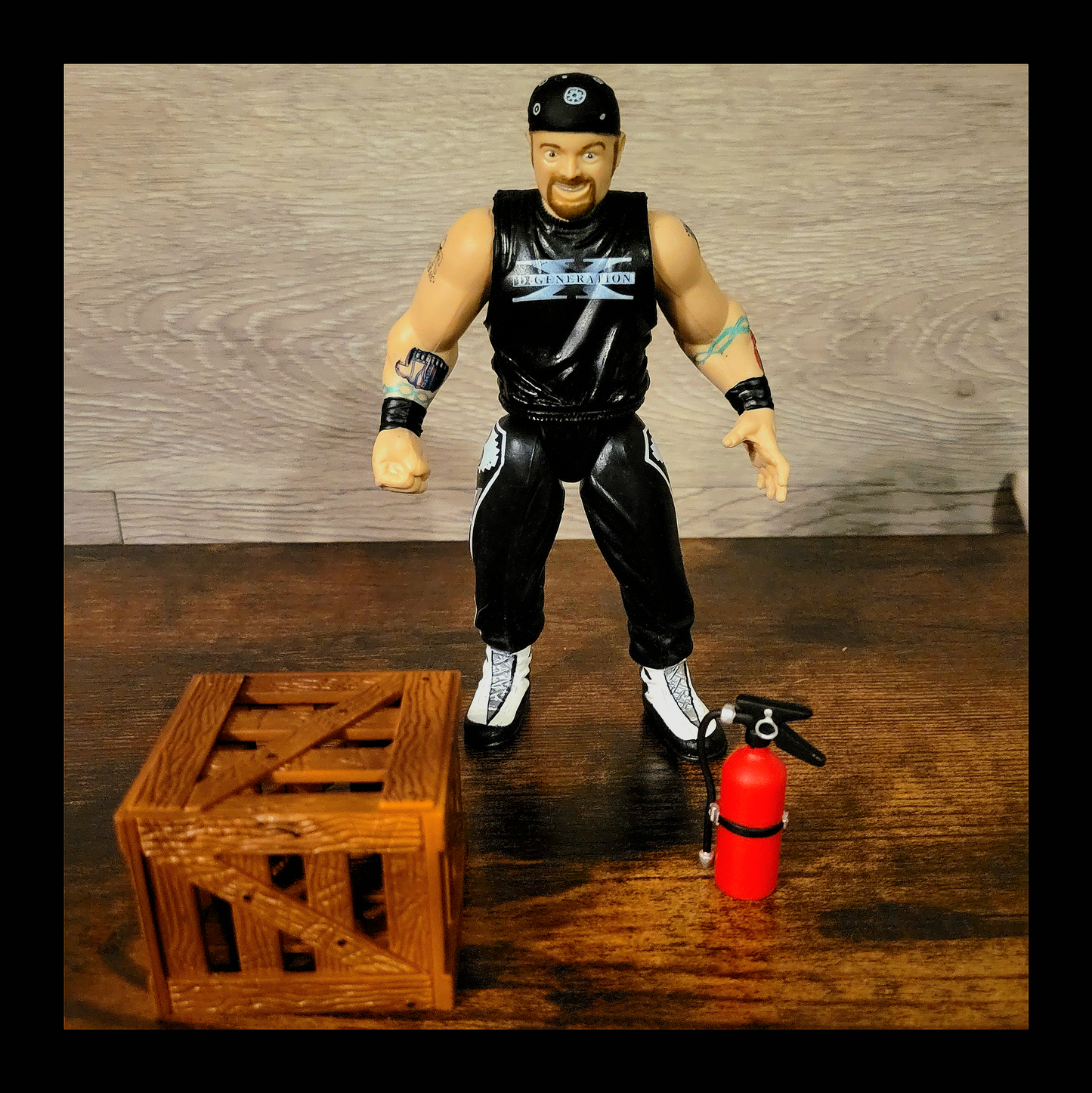 Jakks 1998 WWF Fully Loaded Wrestlemania XV Bone Crunching Action Road Dogg Jesse James Loose Action Figure