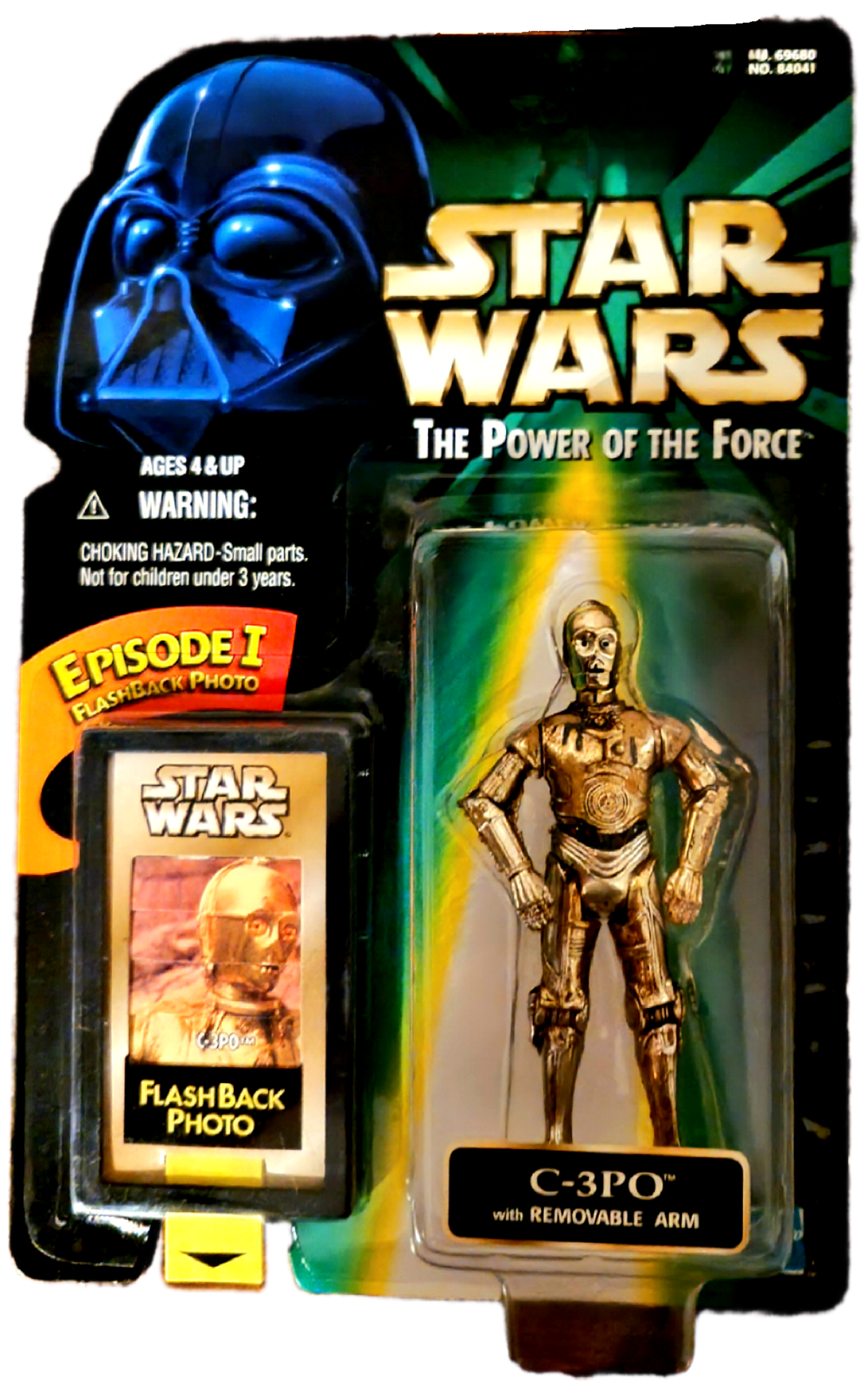 Hasbro Star Wars The Power of the Force 1998 C-3P0 (With Removable Arm) Action Figure