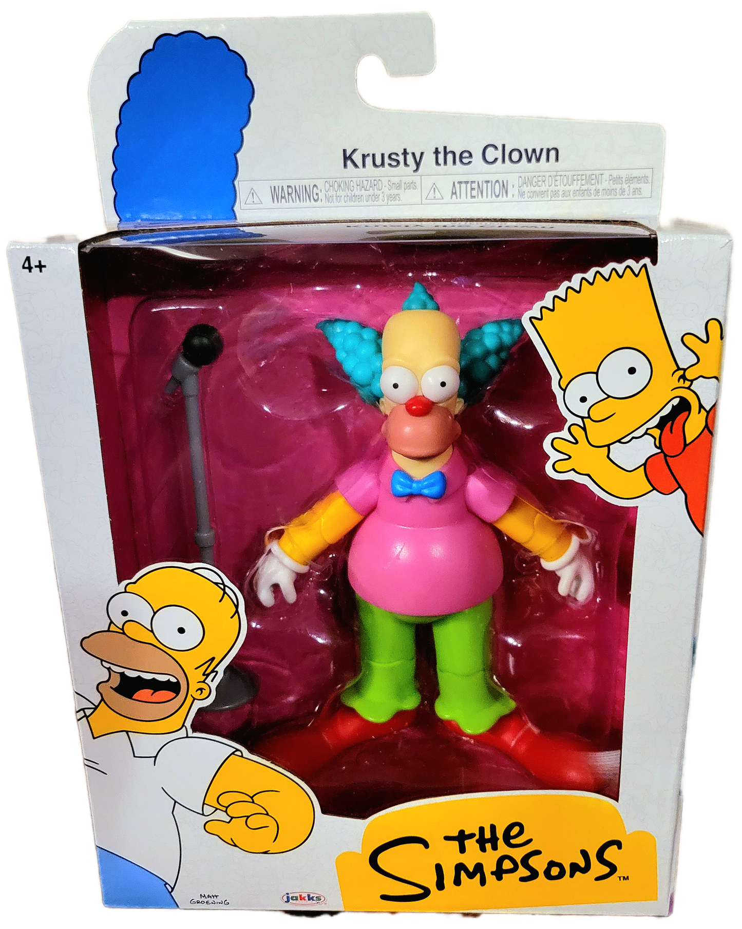 Jakks Pacific The Simpsons Krusty the Clown 5 Inch Action Figure