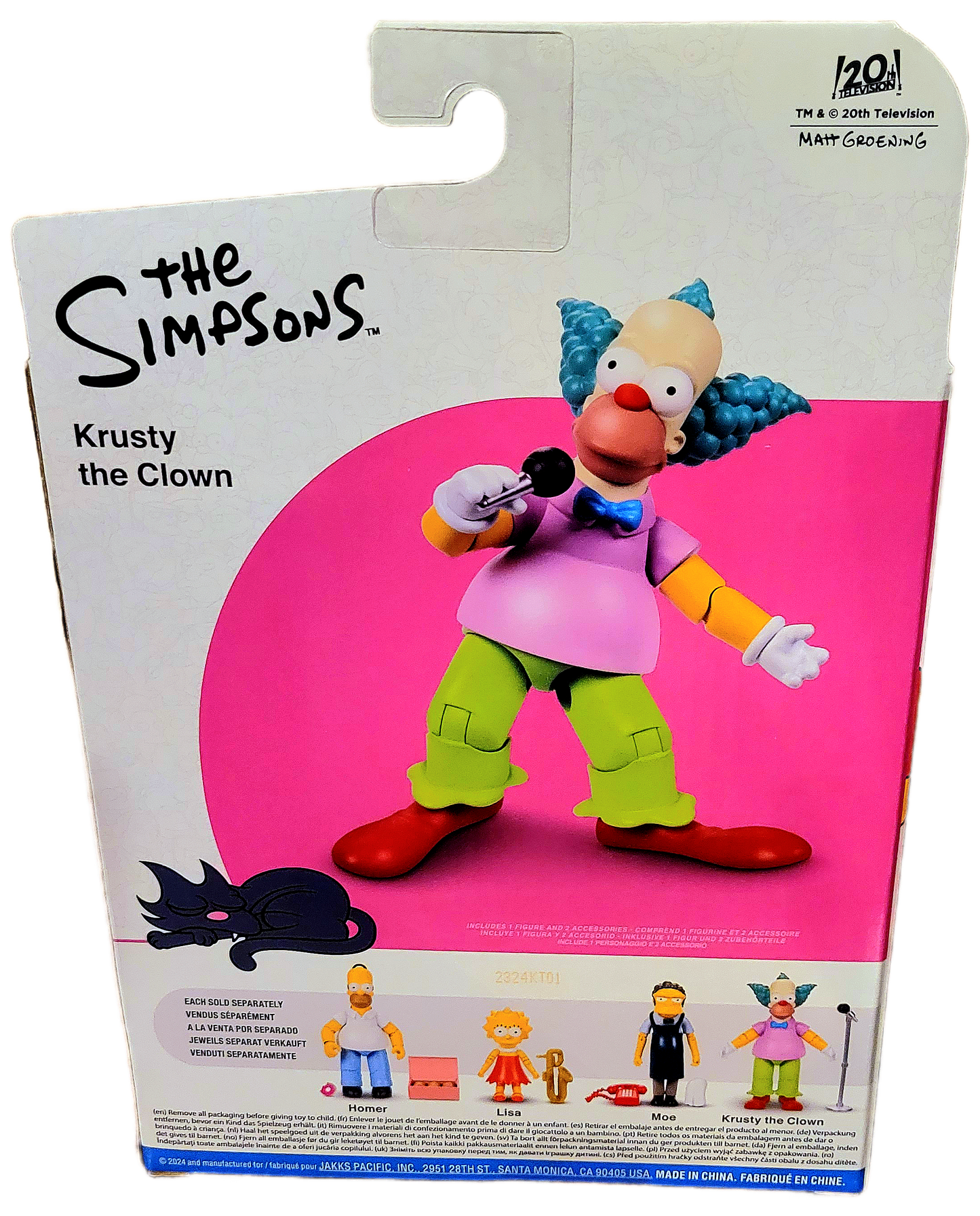 Jakks Pacific The Simpsons Krusty the Clown 5 Inch Action Figure