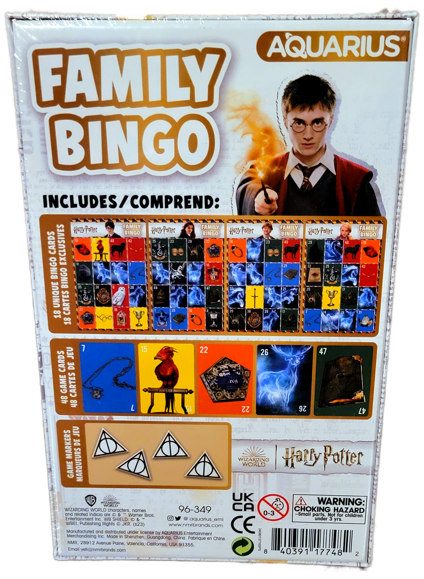 Aquarius Harry Potter Family Bingo Game