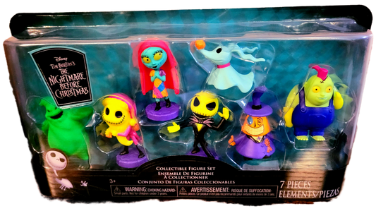 Just Play Disney Tim Burton's The Nightmare Before Christmas  Collectible Figure Set 7-Pack