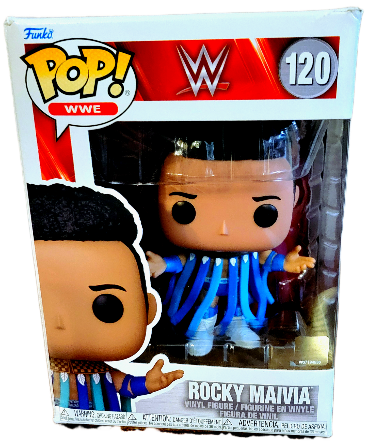 Funko WWE Rocky Maivia POP Figure (120)