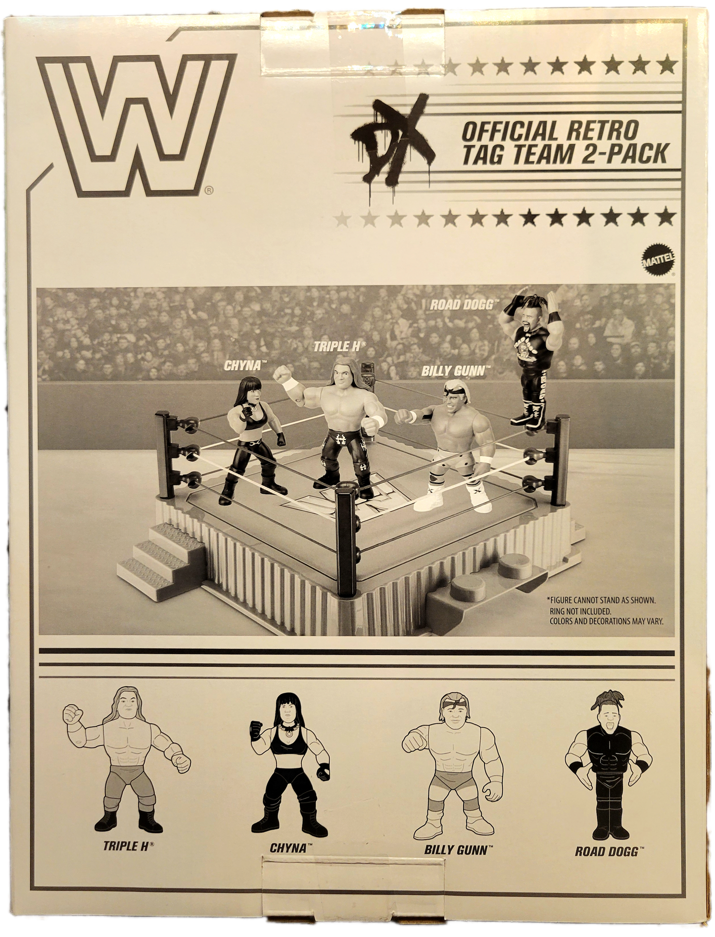 Mattel WWE Retro Ringside Collectibles Exclusive DX Tag Team 4-Pack