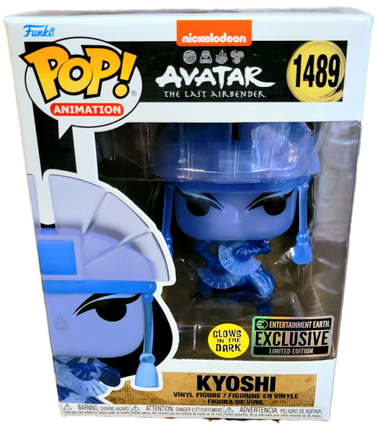 Funko Nickelodeon Avatar The Last Airbender Entertainment Earth Exclusive Glow in the Dark Kyoshi POP Animation Figure (1489)