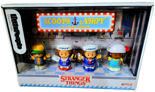 Mattel Fisher-Price Stranger Things Scoops Ahoy Little People Collector 4-Pack