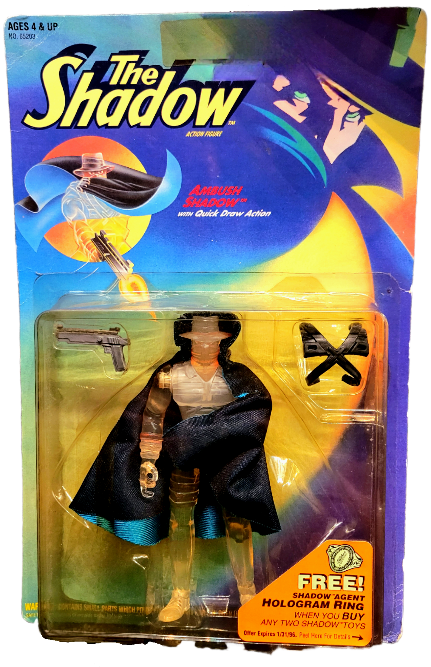 Kenner (1994) The Shadow Ambush Shadow with Quick Draw Action Action Figure