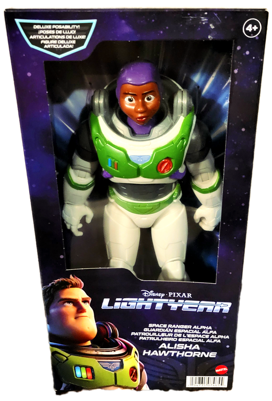 Mattel Disney Pixar Lightyear Space Ranger Alpha Alisha Hawthorne Deluxe Action Figure