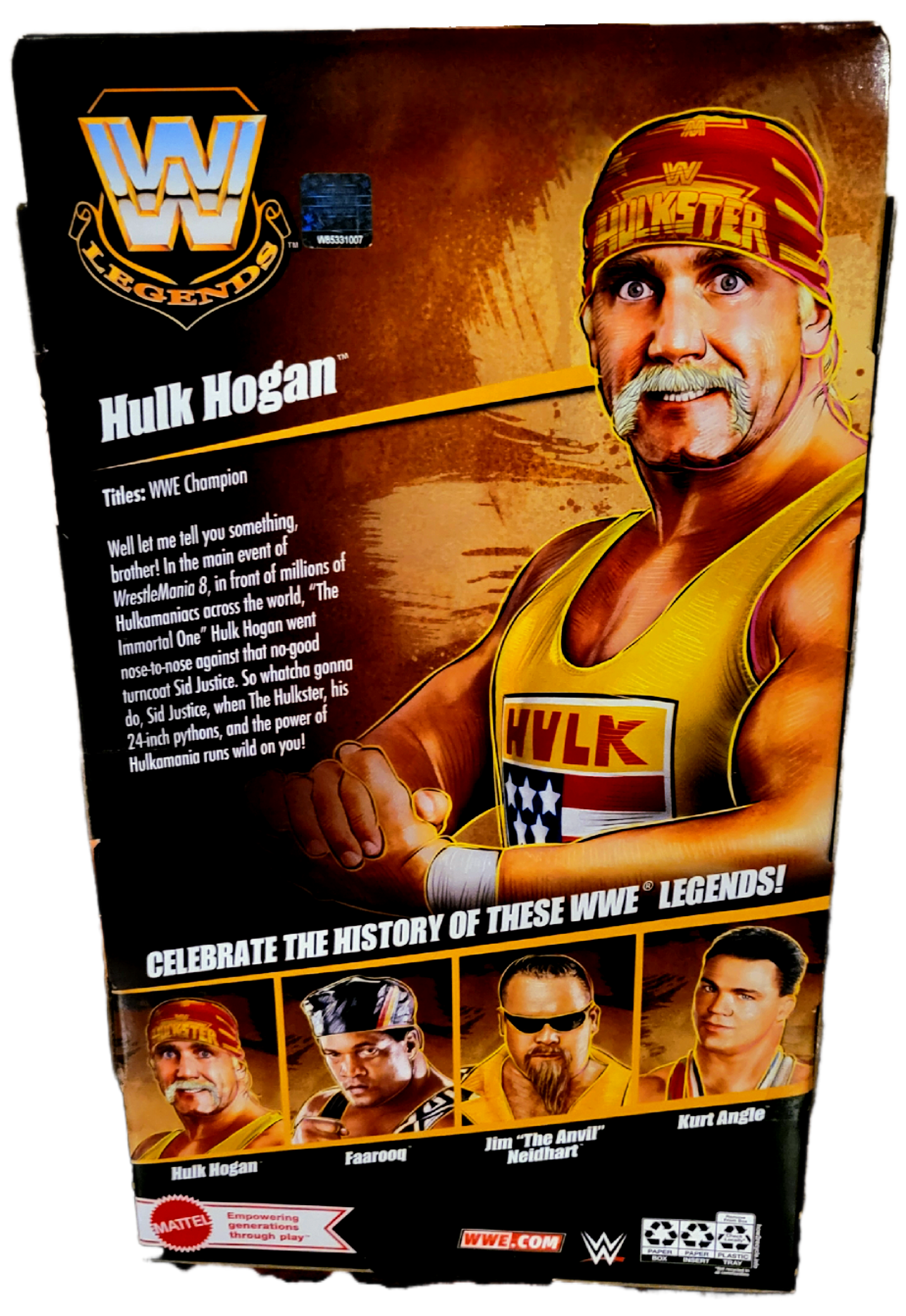 Mattel WWE Elite Legends Series 24 Hulk Hogan Action Figure