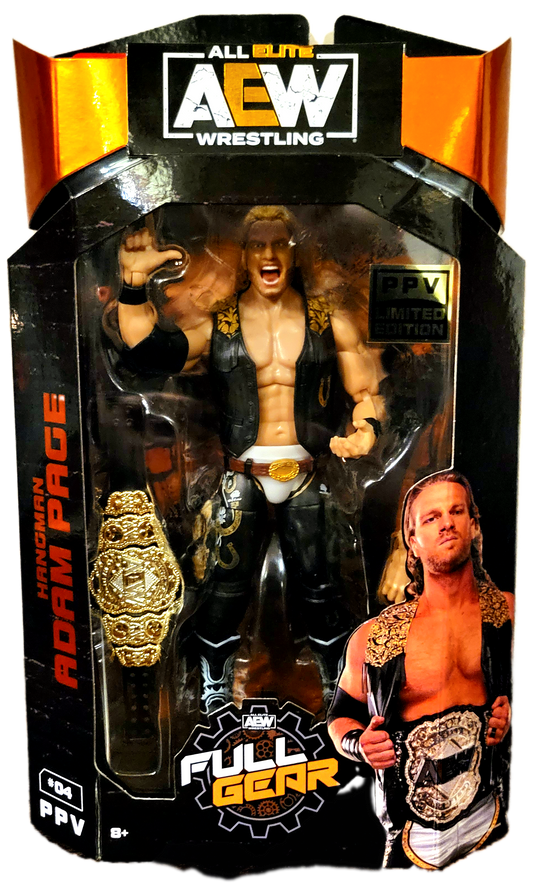 Jazwares AEW Unrivaled Series Full Gear PPV Hangman Adam Page Target Exclusive Action Figure