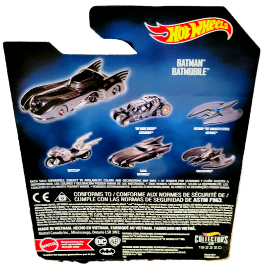 Mattel Hotwheels Batman 1989 1:50 Scale Batmobile