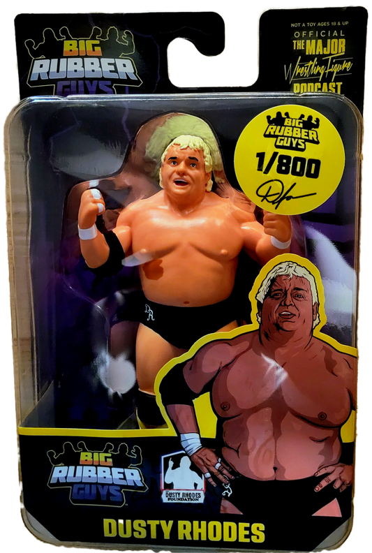 The Major Wrestling Figure Podcast Big Rubber Guys 2025 WrestleCon Exclusive 1/800 Dusty Rhodes Action Figure