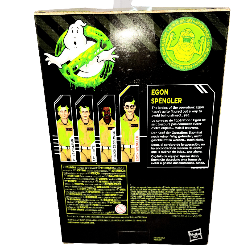 Hasbro Ghostbusters Plasma Series Glow in the Dark Egon Spengler Action Figure