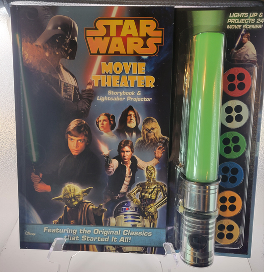 Star Wars Movie Theater Storybook and Lightsaber Projector