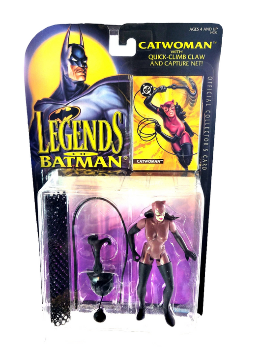 Kenner 1994 Legends Of Batman Catwoman With Quick-Climb Claw And Capture Net