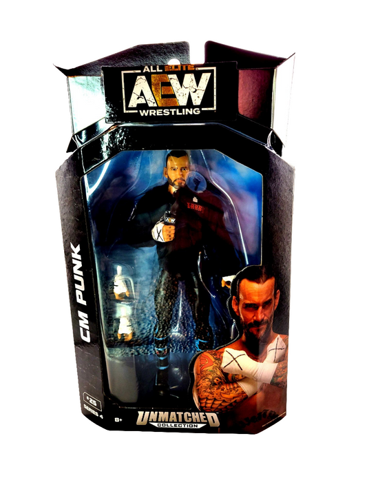 Jazwares All Elite Wrestling (AEW) Unmatched Series 4 CM Punk Action Figure