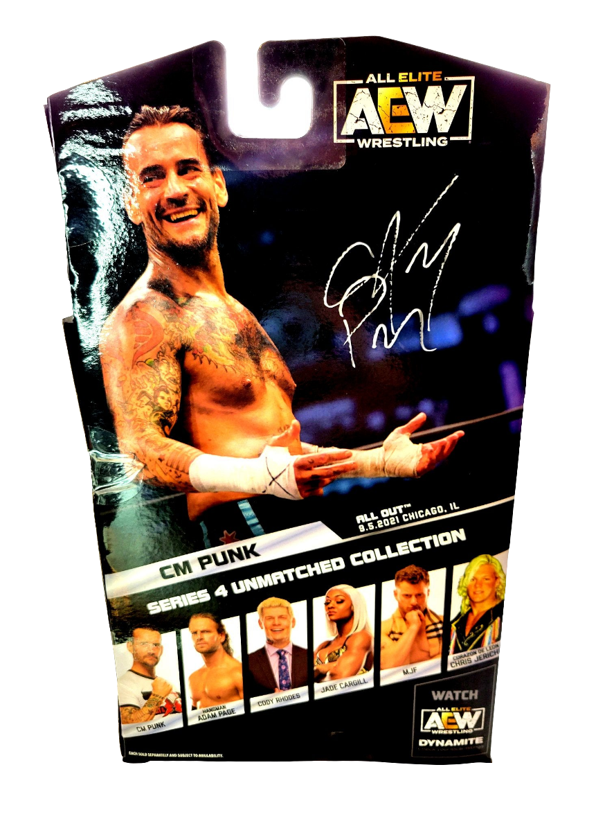 Jazwares All Elite Wrestling (AEW) Unmatched Series 4 CM Punk Action Figure