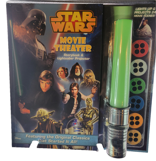 Star Wars Movie Theater Storybook and Lightsaber Projector