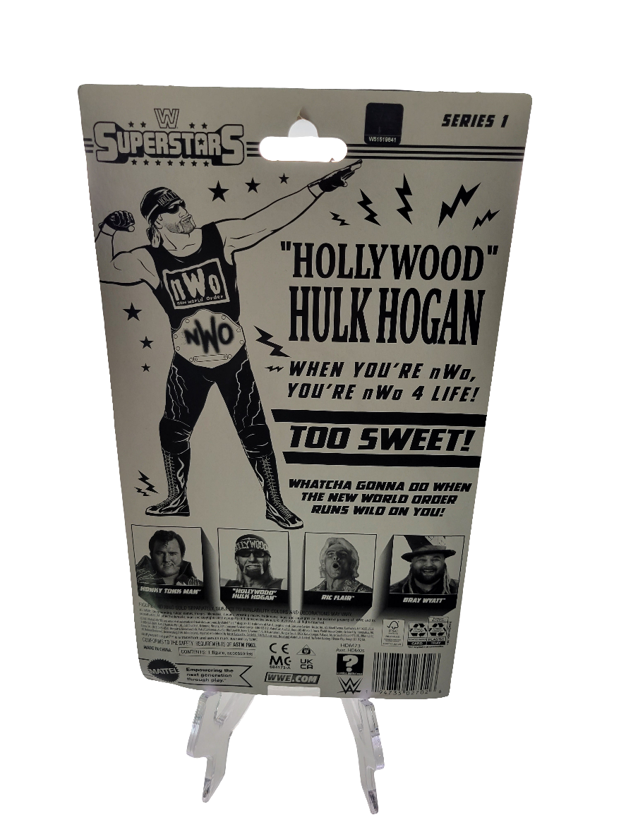 Mattel WWE Superstars Series 1 Hollywood Hulk Hogan Action Figure