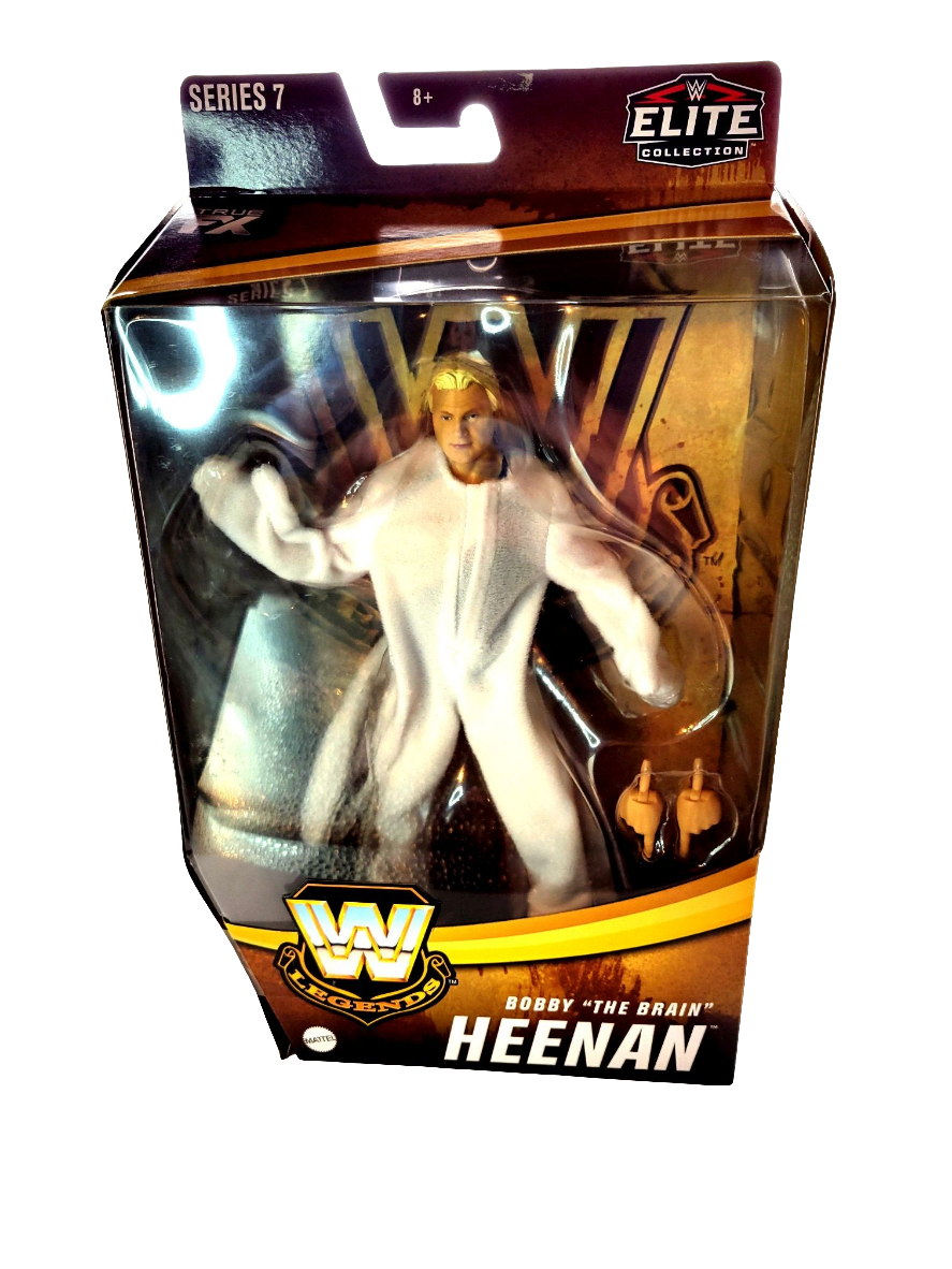 Mattel WWE Legends Series 7 Elite Bobby "The Brain" Heenan Action Figure