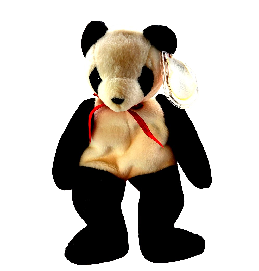 TY Beanie Babies 1997 Fortune Panda Bear