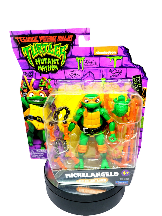 Playmates Teenage Mutant Ninja Turtles Mutant Mayhem Michelangelo Action Figure