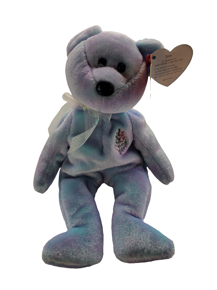 TY Beanie Babies Issy In Memory of Christopher Sharp Bear