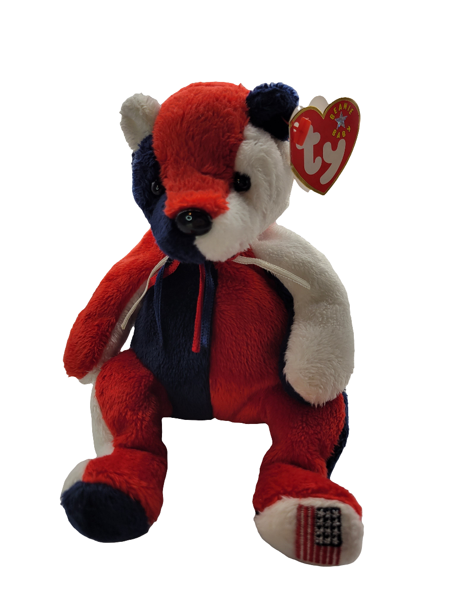 TY Beanie Babies 2000 Patriot Bear