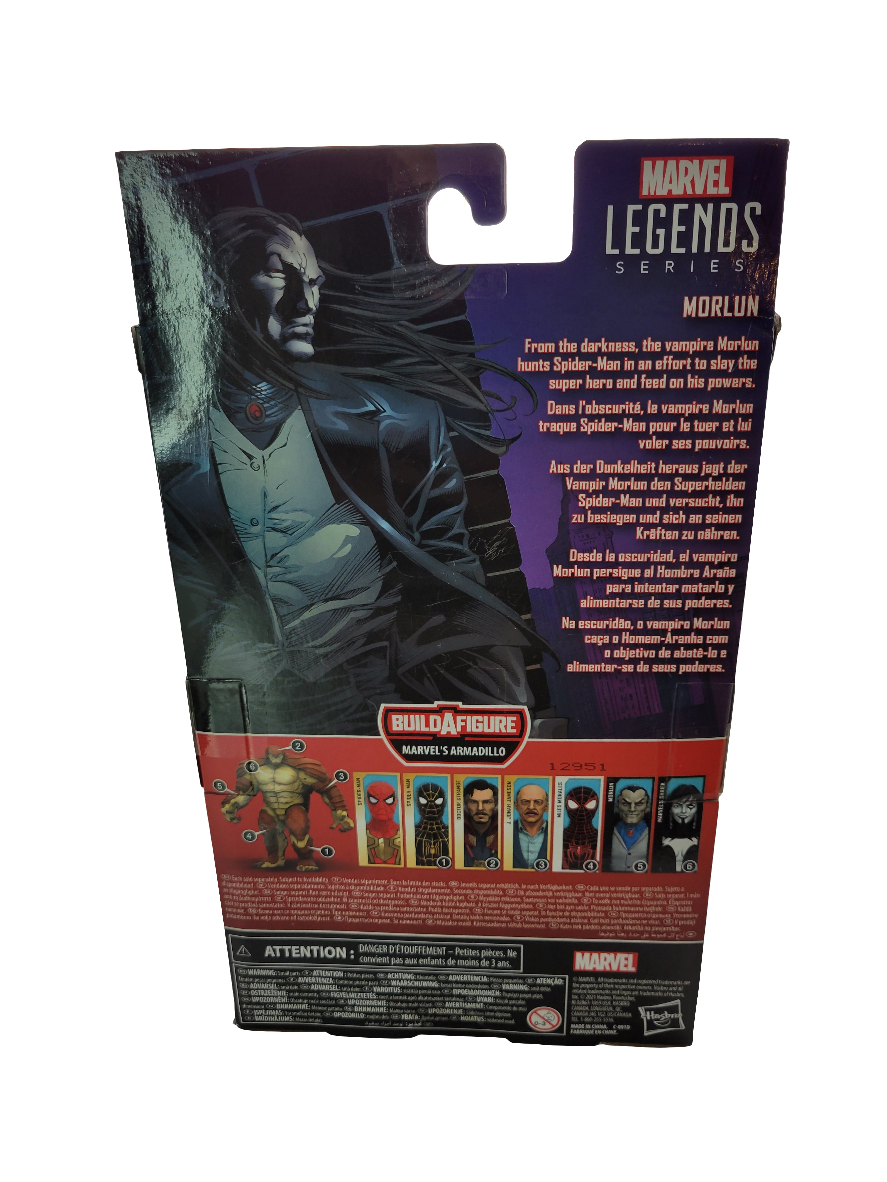 Hasbro Marvel Legends Spider-Man Morlun Action Figure (Armadillo Wave)