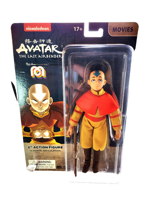 Mego Nickelodeon Avatar The Last Airbender Aang Heroes Action Figure
