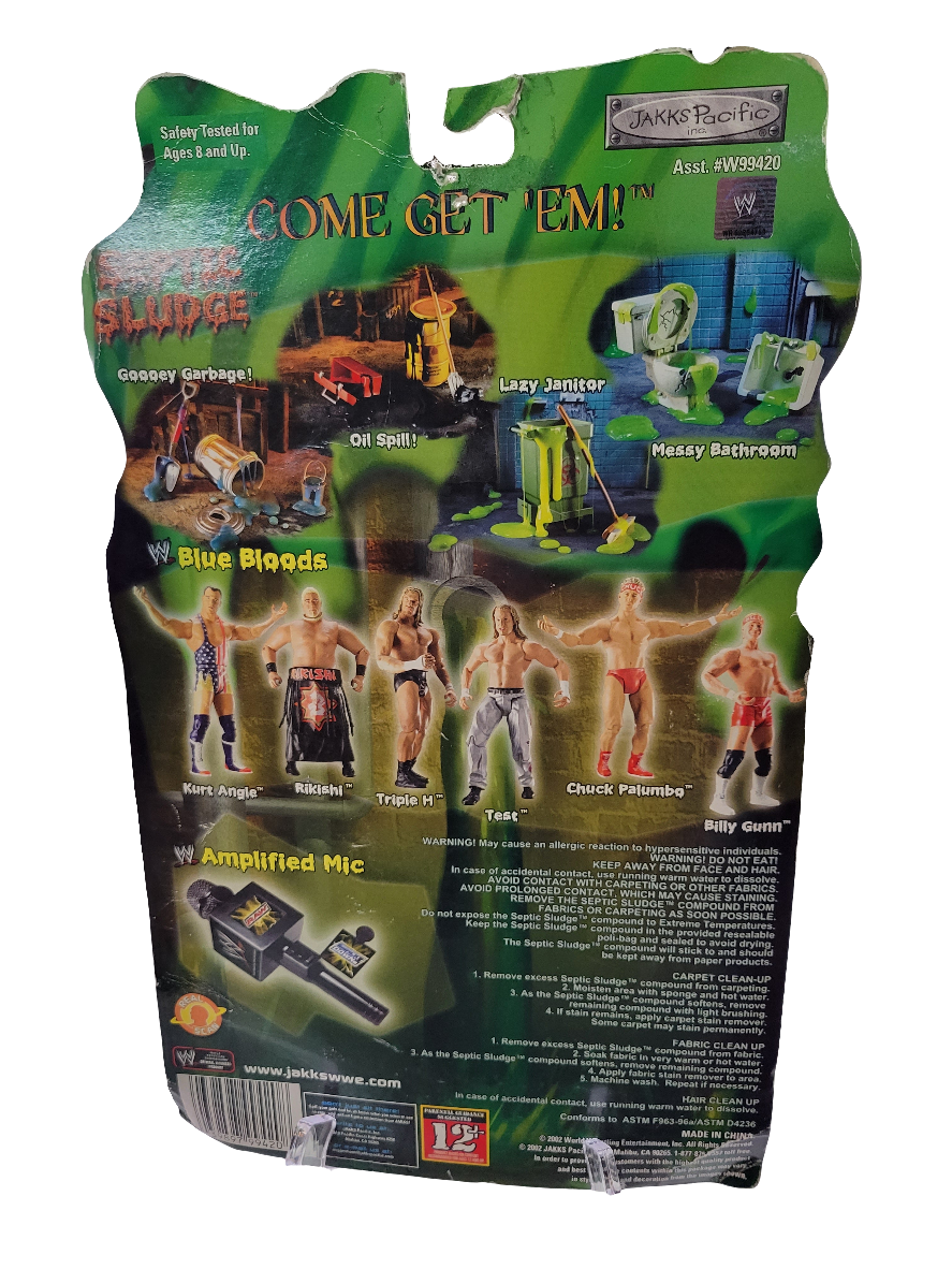 Jakks WWE Septic Sludge (2002) Messy Bathroom Accessory Pack