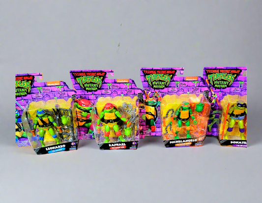 Playmates Teenage Mutant Ninja Turtles Mutant Mayhem 4 Main Turtle Set