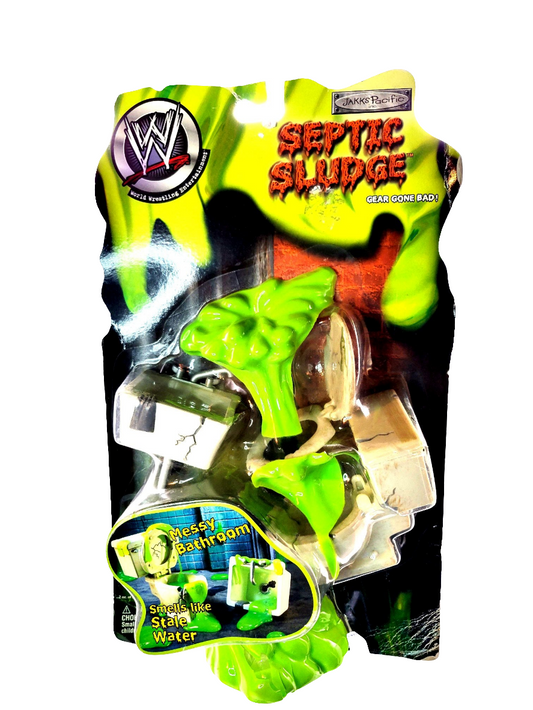 Jakks WWE Septic Sludge (2002) Messy Bathroom Accessory Pack