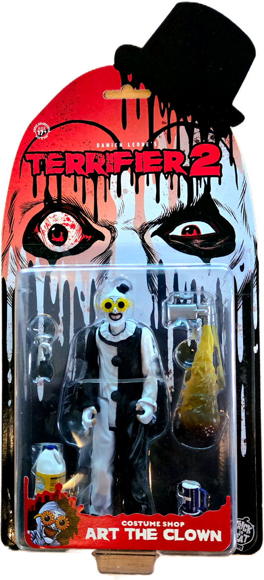 Trick or Treat Studios Terrifier 2 Costume Shop Art The Clown Action Figure