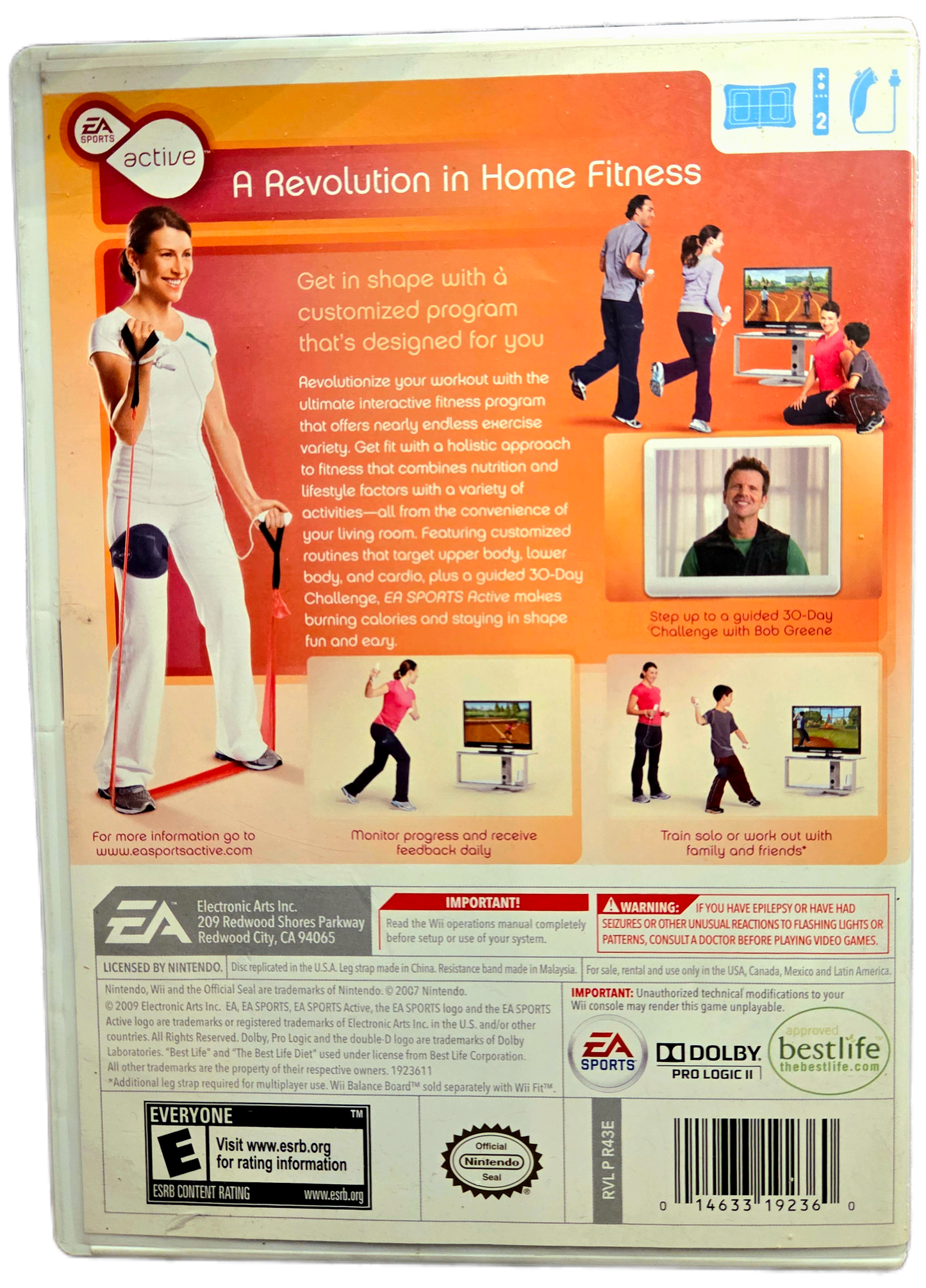 EA Sports Nintendo Wii Active Personal Trainer Used Video Game